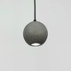 Підвіс MOON CONCRETE у вигляді сірої бетонної кулі Line.F MJ 169-100 GR - зображення 2