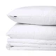 Набор MirSon №2968 Одеяло летнее Детское 110х140 Line Satin Light Pro 10-006 Black Хлопок + 2 подушки 50х70 + 2 наволочки 50х70 + простынь 110х160 (2200010971521) - изображение 9