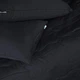 Набор MirSon №2974 Одеяло летнее Евро 200х220 Line Satin Light Pro 10-006 Black Шерсть + 2 наволочки 50х70 + простынь 220х240 (2200010980745) - изображение 4