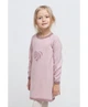 Детское платье-туника ART KNIT Сердце розовое, 98-104см 013924 - изображение 2