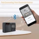 Портативний STEREO радіоприймач XHDATA з акумулятором Радіо FM АM SW / Bluetooth / TF карта / USB / MP3-плеєр / Black - зображення 4