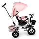 Rowerek trójkołowy EcoToys Delux 360° JM-068-17 Różowy (5903089068464) - obraz 3