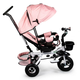 Rowerek trójkołowy EcoToys Delux 360° JM-068-17 Różowy (5903089068464) - obraz 4