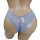 Кружевные трусики стринги Афина 035 XL Светло-фиолетовый - изображение 2