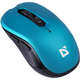 Бесроводная бесшумная мышка Defender Gassa MM-105 6кн 1600 dpi Turquoise (52102) - изображение 2