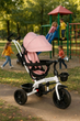 Триколісний велосипед EcoToys з поворотним сидінням 360°JM-322 Рожевий (5903769974221) - зображення 10