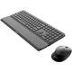 Комплект бездротової клавіатури та мишки Philips 6000 Slim UA 2.4 ГГц/Bluetooth Black (SPT6607B/00) - зображення 2