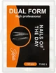 Верхние формы для ногтей, стилет/миндаль, 120 шт - Nails Of The Day Dual Form Stiletto (Type 3) 120шт (1408947-27057703) - изображение 2