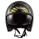 Мотошолом LS2 OF599 Spitfire Garage Matt Black Yellow - S - зображення 2