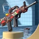 Аккумуляторный водный автомат Fun Water World Electric Water Gun, аккумулятор 3.7V красный - изображение 3