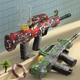 Аккумуляторный водный автомат Fun Water World Electric Water Gun, аккумулятор 3.7V красный - изображение 6