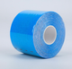 Кінезіо тейп для обличчя та тіла Kinesio tape, розмір 5см*5м, блакитний (LS-KT-03-5) - зображення 2