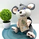 Мышонок интерактивный LIMO TOY Сказочник 8 карточек со сказками 30см Серый (FT 0033) - изображение 1