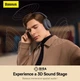 Навушники бездротові Baseus Bowie D05 Wireless Headphones Cluster Black (A00024601113-00) - зображення 8