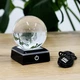 3D кришталева сфера глобус з LED підсвічуванням та USB Гранд Презент Місяць 10.7х6.7 см чорна основа - зображення 3