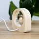 3D Нічник кришталевий з дерев’яною основою та USB на подарунок Гранд Презент Галактика 7.5х8.5 см - зображення 3