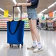 Сумка хозяйственная на колесах Shopping Bag 32 х 15 х 40 см (R32864) Синий - изображение 2