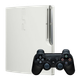 Набор Консоль Sony PlayStation 3 Slim 320GB White Б/У + Геймпад Беспроводной RMC Black - изображение 1