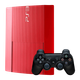 Набор Консоль Sony PlayStation 3 Super Slim 500GB Red Б/У + Геймпад Беспроводной RMC Black - изображение 1
