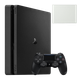Набор Консоль Sony PlayStation 4 Slim 500GB Black Б/У + Геймпад Беспроводной DualShock 4 Version 2 + Коробка White - изображение 1