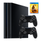 Набор Консоль Sony PlayStation 4 Pro CUH-72xx 1TB Black Б/У + Игра Mortal Kombat 11 Русские Субтитры + Геймпад Беспроводной DualShock 4 Version 2 2шт - изображение 1