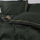 Простирадло на резинці MirSon полуторне 90x190+25 см Imperial Satin Emerald Сатин (2200008581237) - зображення 3