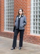 Бомбер женский Uniqlo 586445530 S Серый (1159830914) - изображение 9