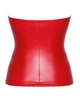 Корсет Noir Handmade F355 powerwetlook corset 3XL Червоний (SX2028) - изображение 5
