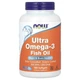 Ультраомега рыбий жир Now Foods Ultra Omega 180 капсул - изображение 1