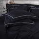 Простынь MirSon Сатин Imperial Turin Черная King Size 220x240 см (2200007299294) - изображение 4