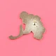 Значок (пин) BROCHE брошь бижутерия Хэллоуин Готика Букет Черепов белый BRGV114886 - изображение 5
