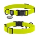 Нашийник для собак водостійкий WAUDOG Magnet c QR паспортом, магнітна пряжка-фастекс, L, Ш 25 мм, Дов 34-49 см, лимонний 279626 - зображення 4