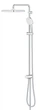 Душова система Grohe Flex Tempesta System 250 Cube із перемикачем настінного монтажу (26694001) - зображення 3