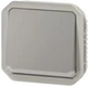 Механизм выключателя двухполюсный Legrand Plexo 10A Серый (069530L) - изображение 3
