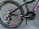 Підлітковий гірський велосипед Crosser Angel 24" Shimano чорний, хардтейл - зображення 5
