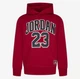 Худые Jordan с капюшоном logo Jordan23 детское Jordan Красный (95C479-R78 red lav25 (M (132-147 cm)) - изображение 4