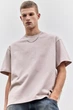 Футболка H&M Loose Fit XL рожевий 0608945129 - изображение 2