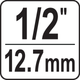 Ключ динамометричний Yato 1/2" 10- 60 Нм, 415 мм (YT-07612) - зображення 5