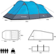 Namiot Nils Camp NC3027 kempingowy voyager (5907695523218) (955555910306677) - Outlet - obraz 8