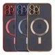 Чохол TPU Metallic Full Camera with Magsafe для iPhone 12 Pro Колір Black - изображение 2