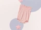 Боді з коротким рукавом для дівчинки Lupilu LIDL 461446 050-56 см (0-2 months) рожевий - зображення 2