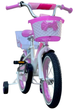 Дитячий велосипед з кошиком на кермі та бічними колесами Crosser Kids Bike 14" Рожевий - зображення 4