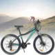 Горный велосипед с алюминиевой рамой 14" и колесами 26" Crosser Stream Серо-бирюзовый - изображение 2