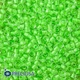 Бисер 08756 Чешский Preciosa 10/0, Прозрачный, Окраска из Середины CTCM, Салатовый, Круглый, 50 г - изображение 2