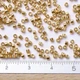 Бисер Японский MIYUKI Delica DB1833 11/0, Duracoat Galvanized Yellow Gold, 1000шт/5г - изображение 2
