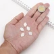 Бусины Смола, Имитация Опала, Окрашенные, Стиль Голограммы, Рука Хамсы, Призрачный Белый, 14х12х3мм, 5 шт - изображение 6