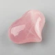 Намистини Натуральний Рожевий Кварц, Серце, Рожевий, 20-21x25-25.5x13-14мм, Без Отвори, 1 шт - зображення 2