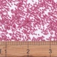 Бисер Японский MIYUKI Delica DB2175 11/0, Duracoat Semi-Frosted Silver Lined Dyed Hibiscus, 400шт/2г - изображение 2