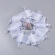 Подарочный Мешочек из Органзы Прозрачный, Белый, 7x5см, 10 шт - изображение 4