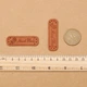 Нашивка Шкіряна з тисненням, Прямокутна, Коричнева, 50х15.5х1.5мм, 12 шт - зображення 6